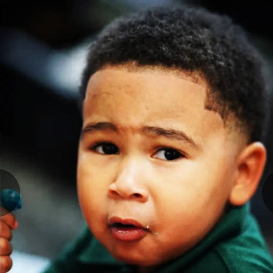 Young client with a finished haircut at True Skills Barbershop